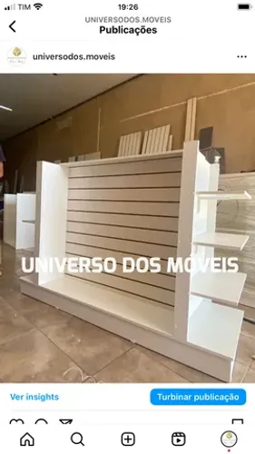 GÔNDOLA EXPOSITORA CENTRAL FARMÁCIA NOVO