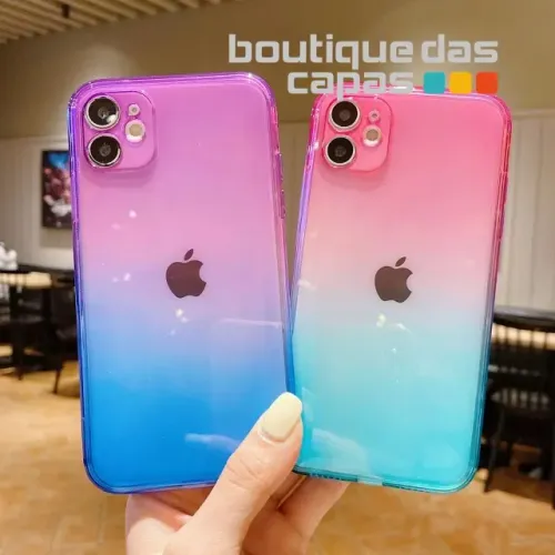 capa tpu slim arco iris iphone 11 6.1