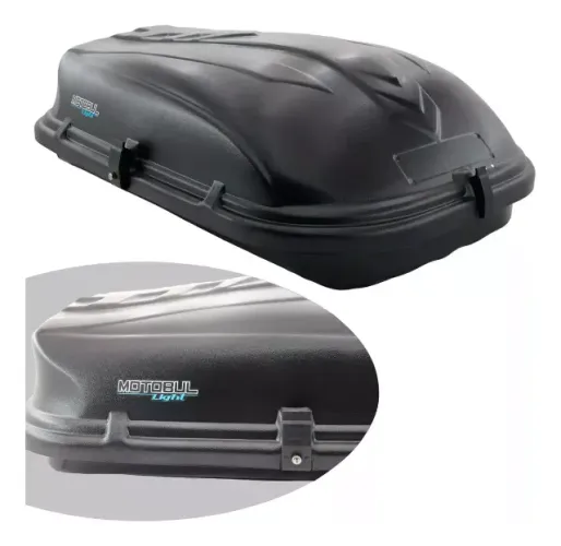 Bagageiro Maleiro Teto Motobul 460 Litros 50kg Preto Light