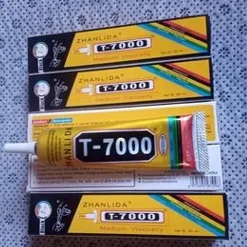 Cola T-7000 Preta 50ml Multiuso Geral, Tela, Vidro, Lente.