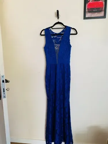 Vestido Formatura azul