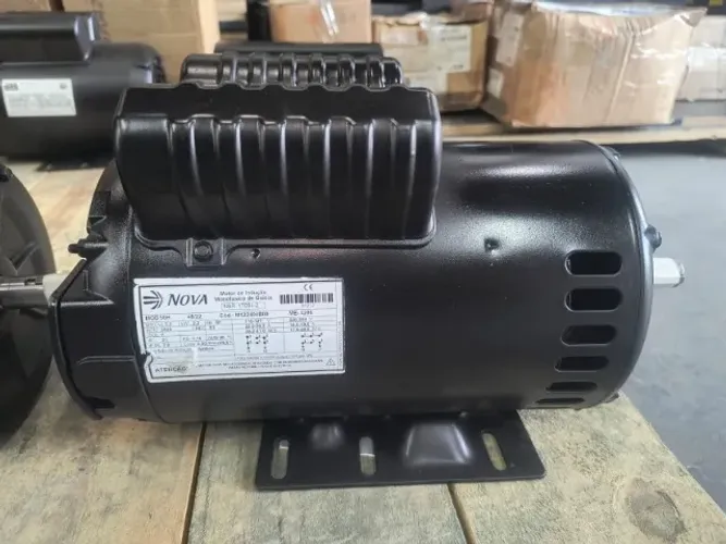 Motor Elétrico 3 CV 2 Polos Alta Rotação Monofásico 110/220V Nova Motores IP 21 Seminovo