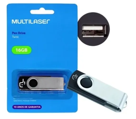 Pen Drive Multilaser PD588 16Gb