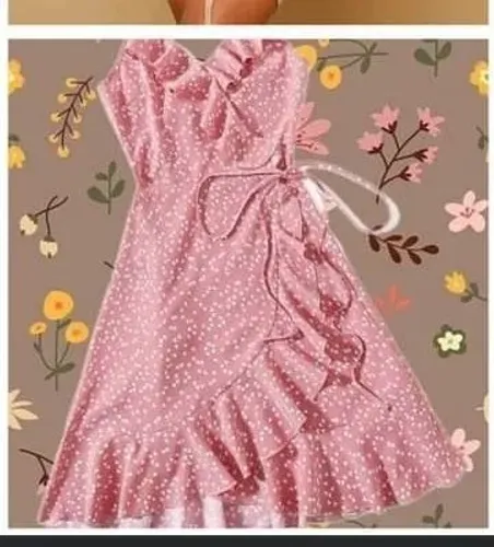 Vestido Envelope Shein M Rosa - Importado