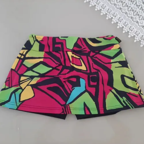 Short saia fitness, P