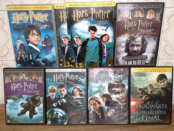 Dvd Coleção Filmes Harry Potter (07 Dvds) - Originais