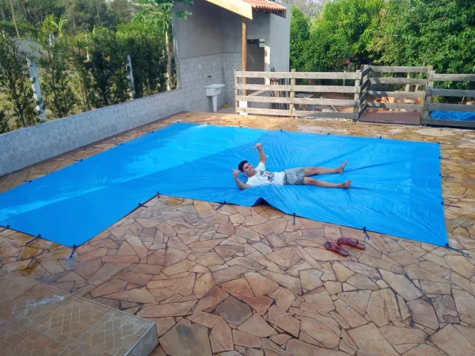 Capa para Piscina super forte - Diversão e Segurança!