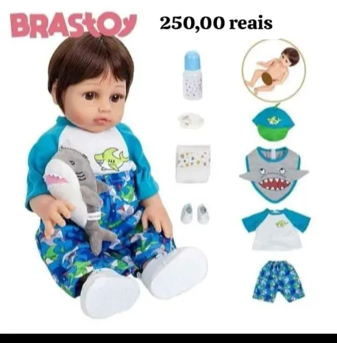 Bebê reborn menino em silicone