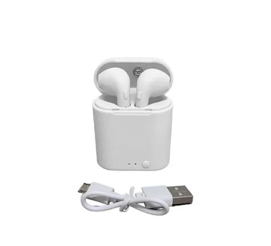 Fone de ouvido sem fio/ Branco/ Novo