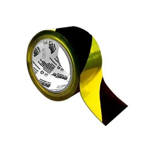 Fita De Advertencia Preta/amarela 100m Bestfer
