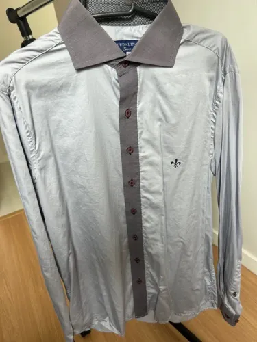 Camisa Social Cinza