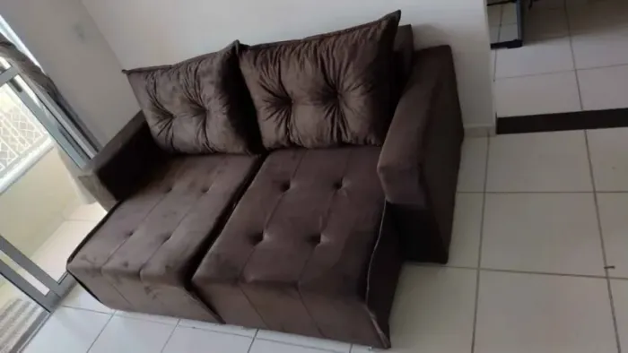 Retrátil 1.95 metros sofá direto da fábrica, melhor preço Frete Grátis Birigui SP