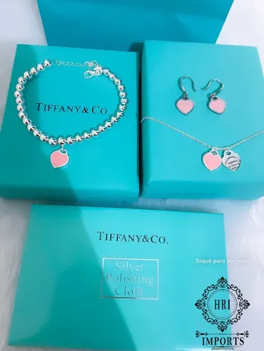 Conjunto Tiffany & Co. Rosa 