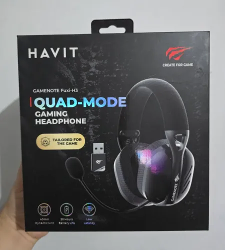 Headset fone gamer Havit Fuxi H3 pouco usado