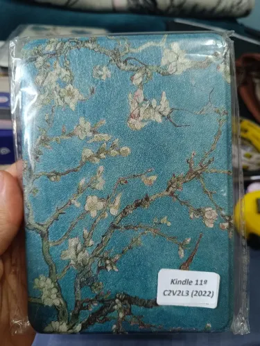 Capa Kindle 11° geração - Flor de amendoeira Van Gogh