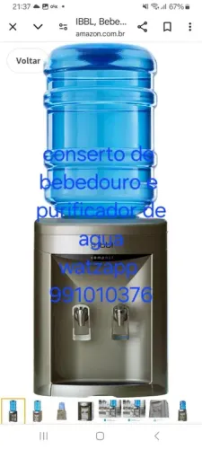 Conserto de bebedouro e purificador de água 