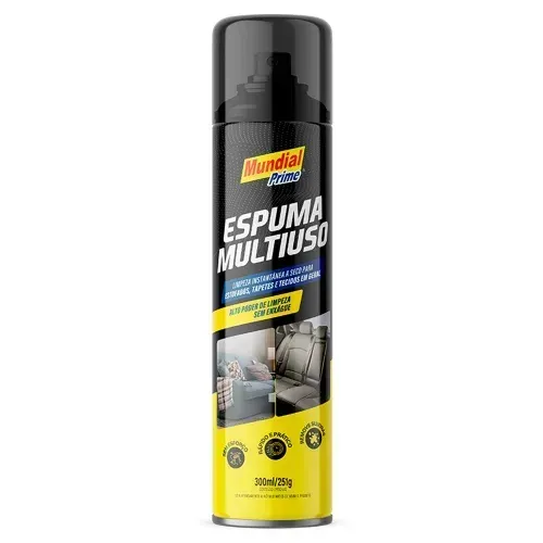 Espuma Multiuso de Limpeza a Seco Lavanda 300ml/251g Mundial Prime