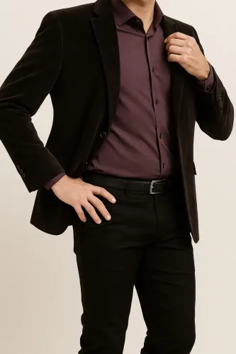Blazer de Veludo Premium Elegância que Impõe Presença?