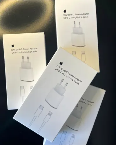 Carregador para iPhone completo com fonte e cabo 20w turbo novos com garantia