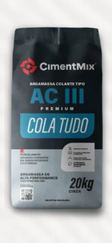 Argamassa Colante CimentMix AC III Cola Tudo 20kg