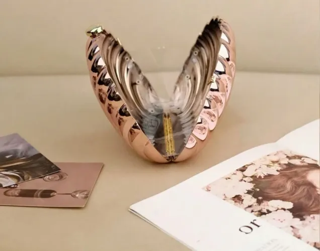 Bolsa de mão concha