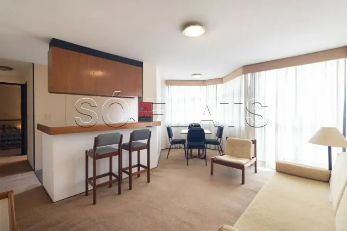 Flat Baden Baden disponível para venda com 49m², 01 dorm e 01 vaga de garagem