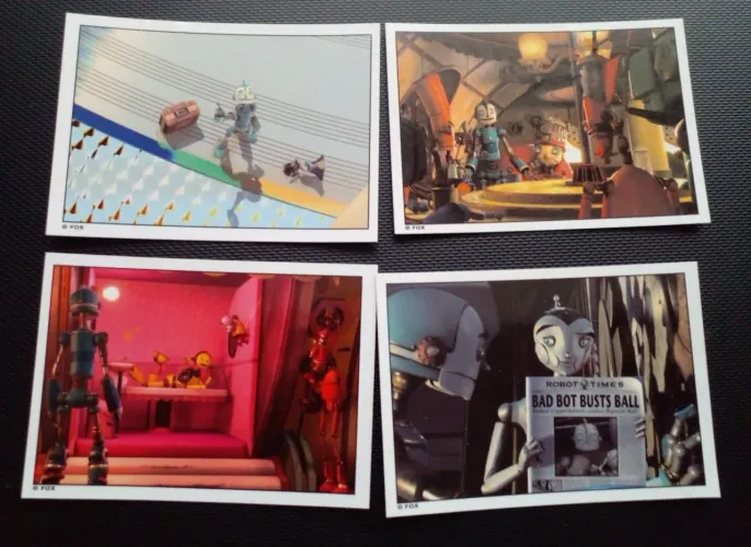 Figurinhas do Álbum Robos
