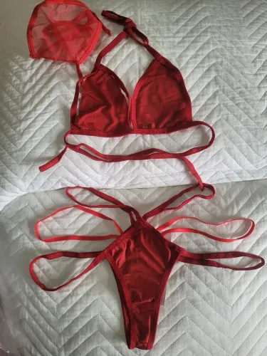 Lingieri conjunto vermelho