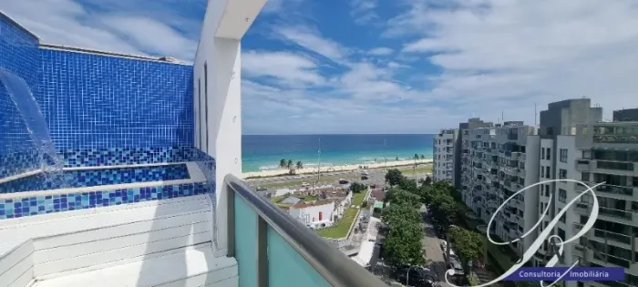 Barra da Tijuca, Lucio Costa, Ocean Drive, Alfabarra, 3 suites, terraço com piscina, área 