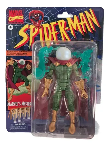 Mysterio Retro Vintage Marvel Legends Hasbro lacrado spiderman aniamted Misterio