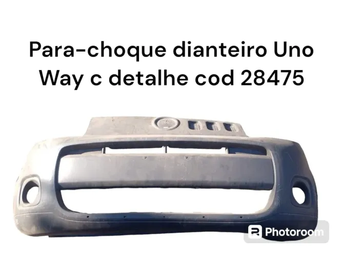 Para-choque Dianteiro Uno Way c/ Detalhe