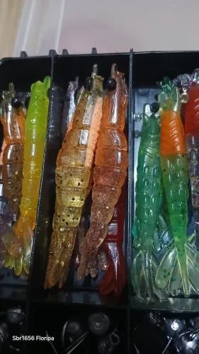 Iscas Artificiais de Camarão - 5 unidades