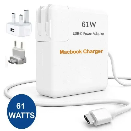 Carregador Macbook Pro 12"13" 15" - USB C - 20.3V 3A 61w 1 Linha