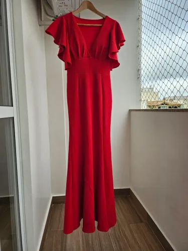Vestido Longo Vermelho Festa