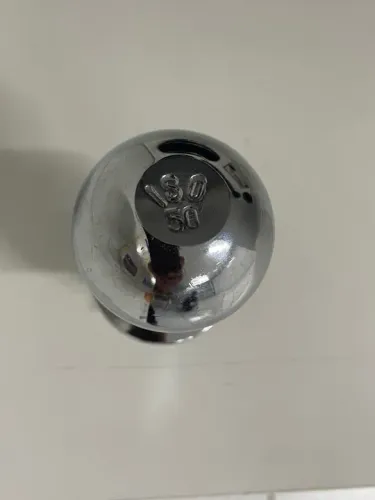 Bola em metal cromada para engate nova 