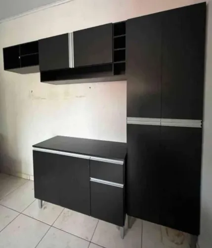 Armário de Cozinha Preto 