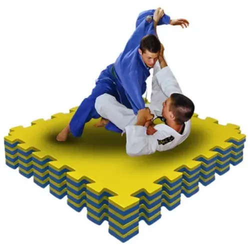 Tatame de eva Judô 1x1 40 mm bicolor