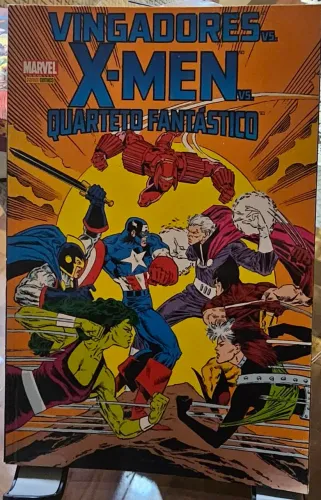 HQ Vingadores vs X-Men vs Quarteto Fantástico