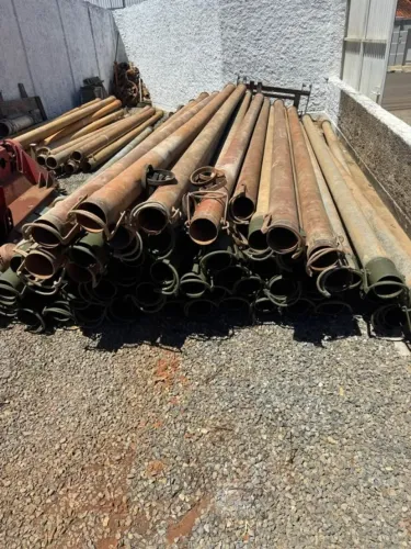 Tubos de irrigação 6" galvanizado