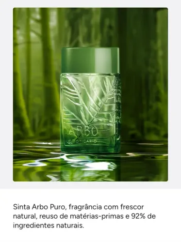 Perfume Arbo Puro O Boticário 100ml