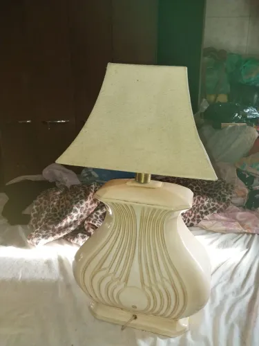 Abajur de Mesa Decorativo em Cerâmica