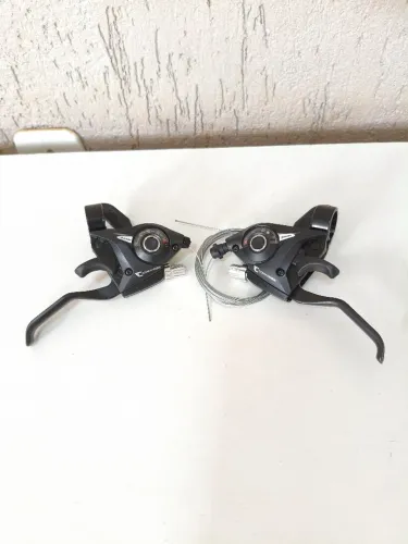 Passador com Manete de Freio 21v Marchas Bike Bicicleta 