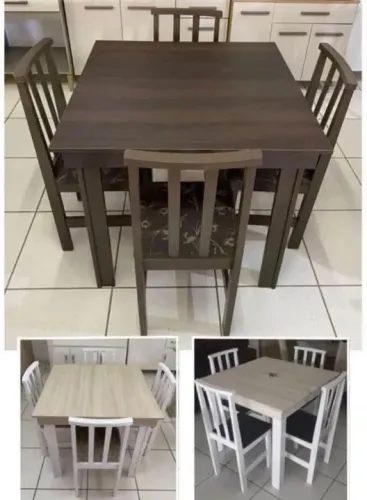 OFERTA RELÂMPAGO! MESA COM 4 CADEIRAS NOVAS - DIRETO DE FÁBRICA! 90X90