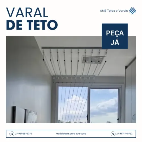 Varal de teto