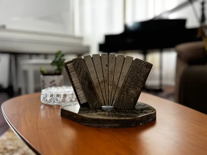 Escultura Decorativa de Acordeon - Sanfona