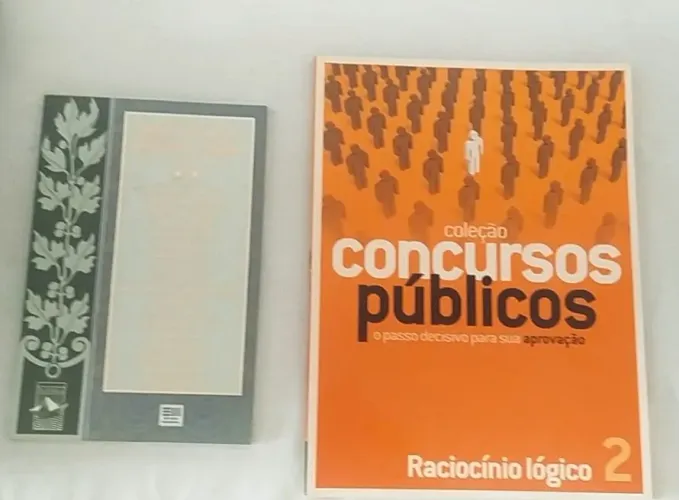 Livros p/Concursos Públicos - kit com 2 livros.