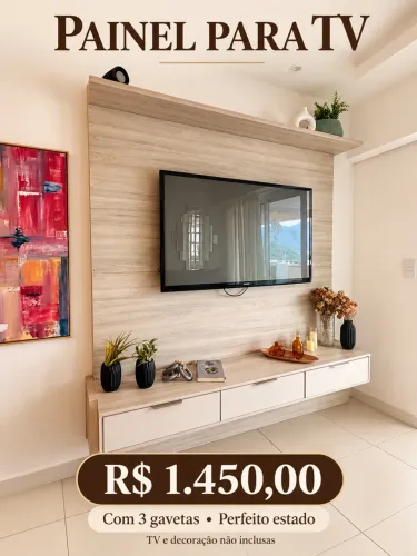 Painel tv modulado sala