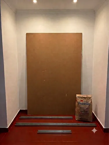 Kit Drywall: Placa de Gesso + Perfis de Metal + Gesso Padrão