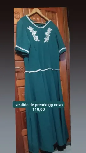 vestido de prenda gg