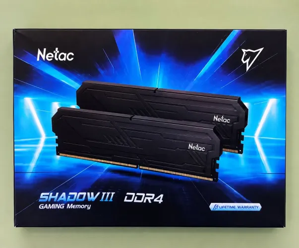 Memória ram NETAC  16gb (2x8gb) DDR4 3200mhz<br>3200MHZ